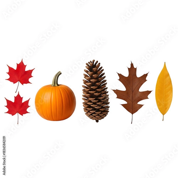 Fototapeta Pumpkin isolated on transparent background