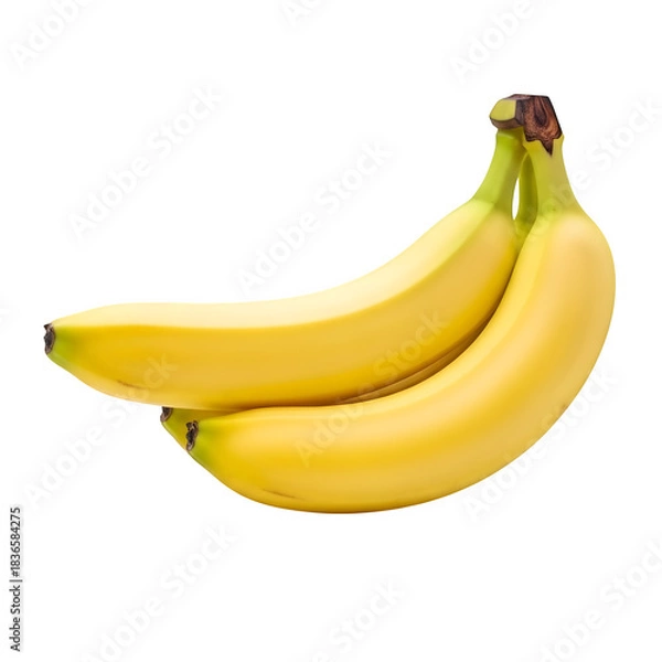 Fototapeta Banana isolated on transparent background