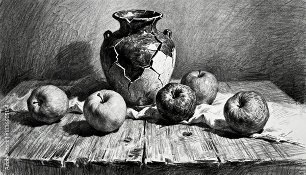 Obraz still life with a jug