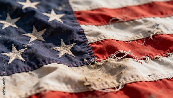 Obraz old fabric texture