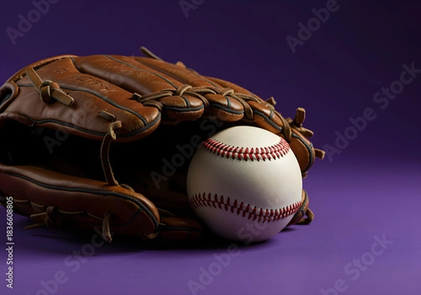 Obraz baseball and glove