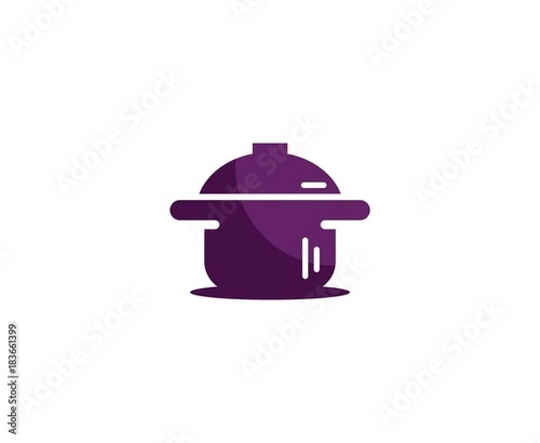 Fototapeta Cooking pot logo