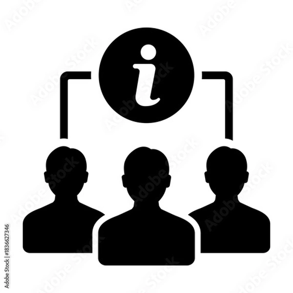 Fototapeta About Us Icon