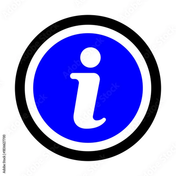 Fototapeta Information Icon