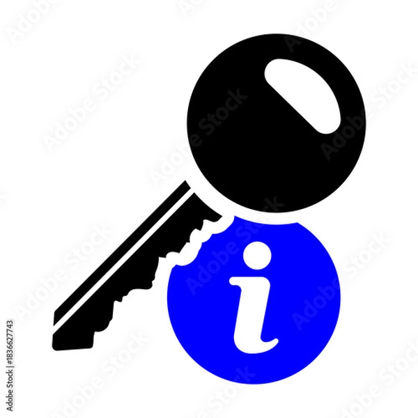 Obraz Key Information Icon