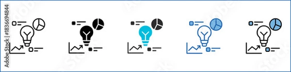 Obraz Insight Single Icon Multistyle Illustration