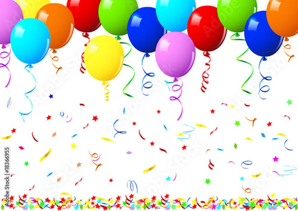 Obraz Wektorowe balony