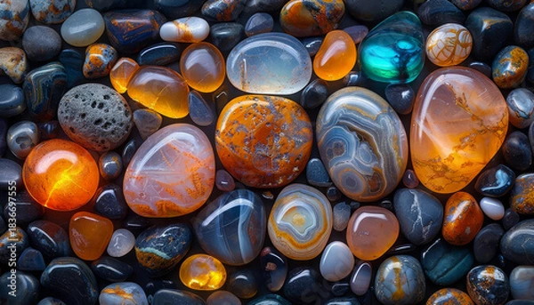 Obraz Sea gems on the beach