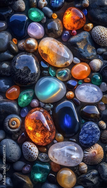 Obraz Sea gems on the beach