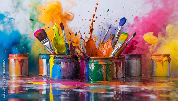 Obraz Painting colors