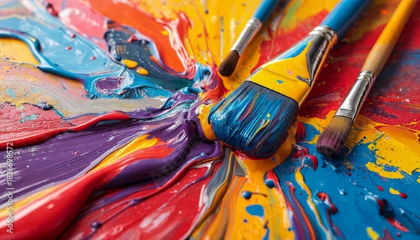 Obraz Painting colors