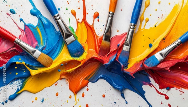 Obraz Painting colors