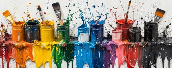 Obraz Painting colors