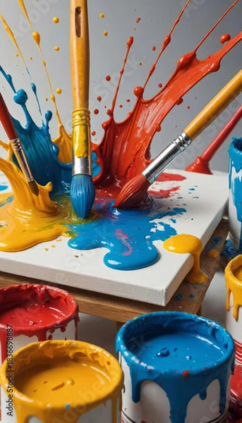 Obraz Painting colors