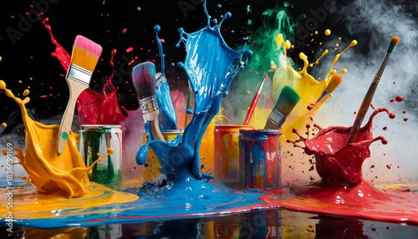 Obraz Painting colors