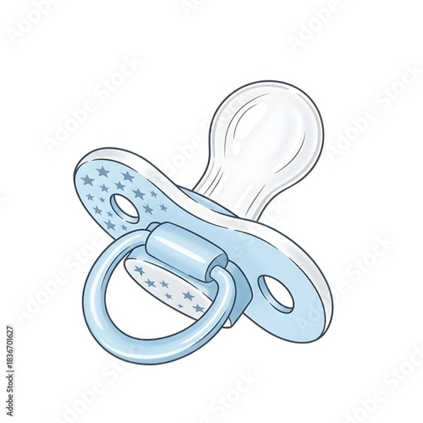 Obraz baby pacifier vector illustration