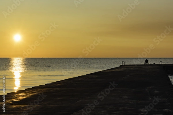 Fototapeta Enjoying the Sunset