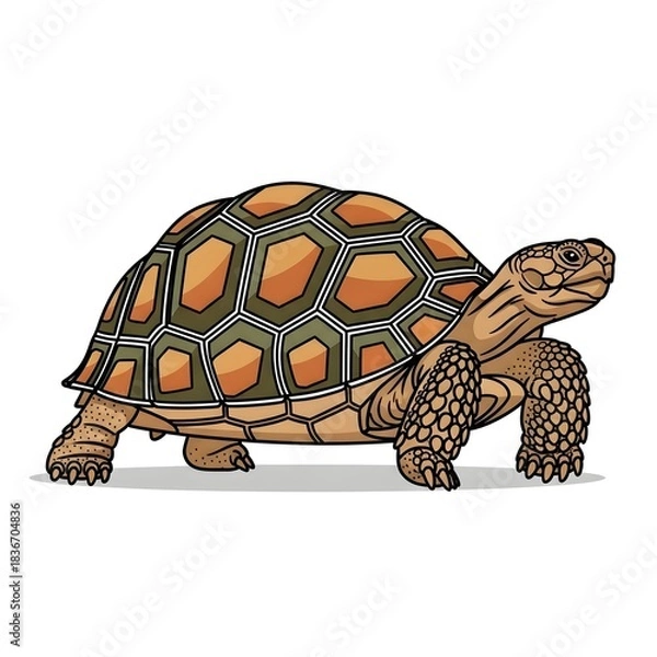 Obraz turtle isolated on white