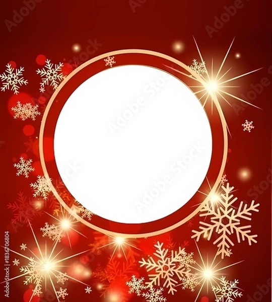Obraz red christmas background