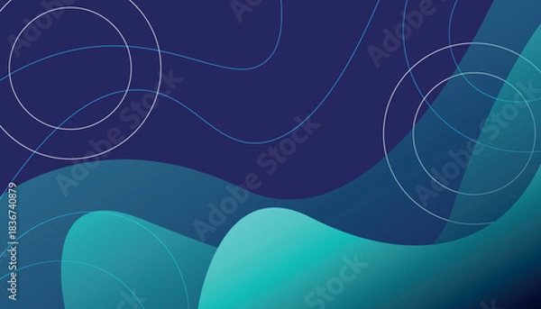 Obraz Colorful abstract background with different geometric patterns