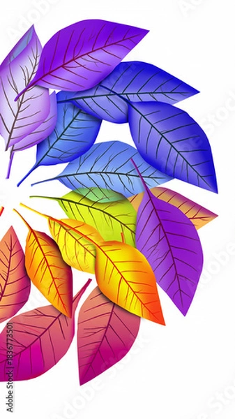 Obraz autumn leaves background