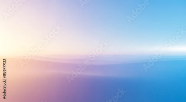 Obraz Abstract minimal horizon gradient with sunrise and sunset tones