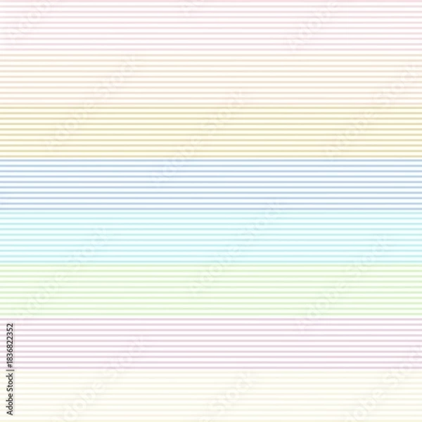 Obraz  Pastel gradient Lines 