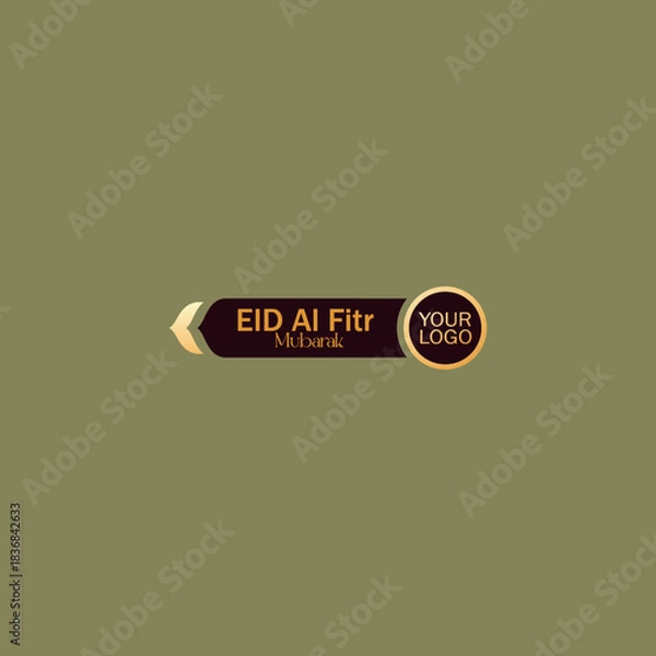 Fototapeta islamic lower third vector design