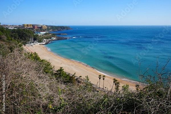 Obraz fascinating seascape from seaside cliff