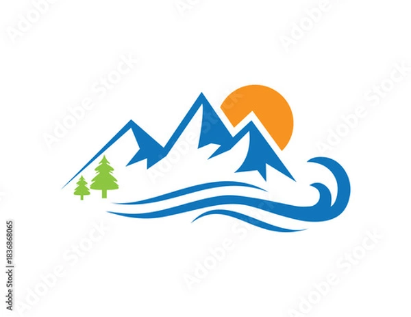 Obraz Mountain Logo Design