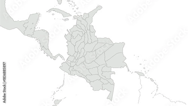 Fototapeta map of the world