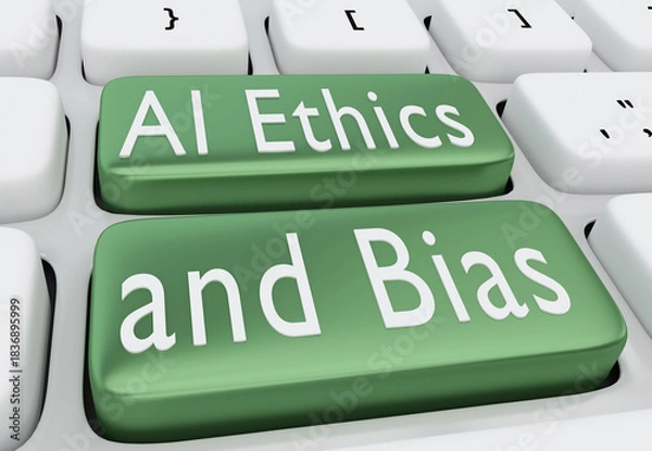 Fototapeta AI Ethics and Bias concept