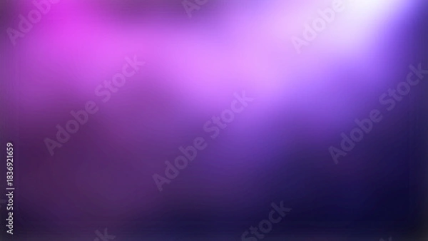 Fototapeta Abstract purple and pink gradient background with soft light effect