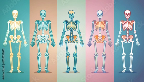 Fototapeta 全身の骨