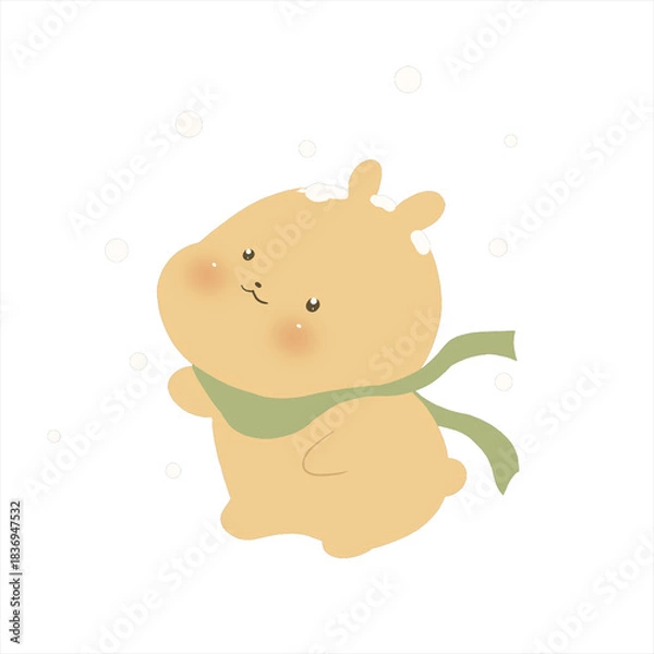 Obraz 크리스마스 눈이 와요