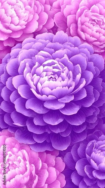 Obraz wallpaper pattern with soft pastel colors creating a calm and soothing background design