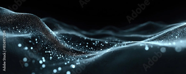 Obraz Digital background for tech, AI, data, audio, graphics, etc.