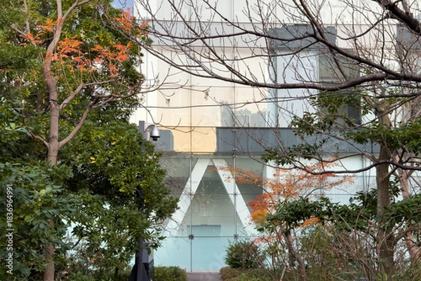 Obraz 都心散歩　晩秋の浜離宮の紅葉