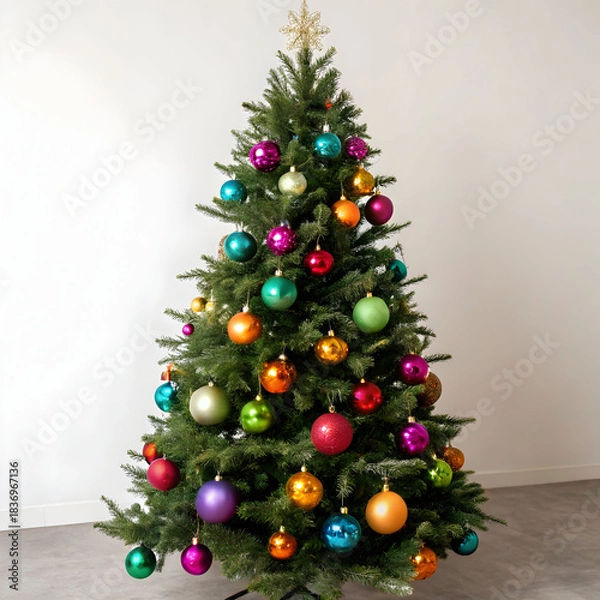 Obraz christmas tree and decorations