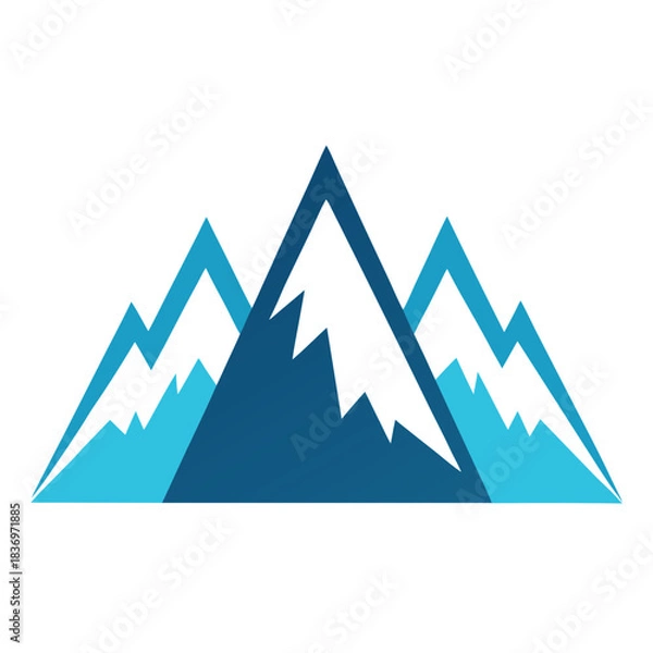 Obraz mountain landscape vector illustration