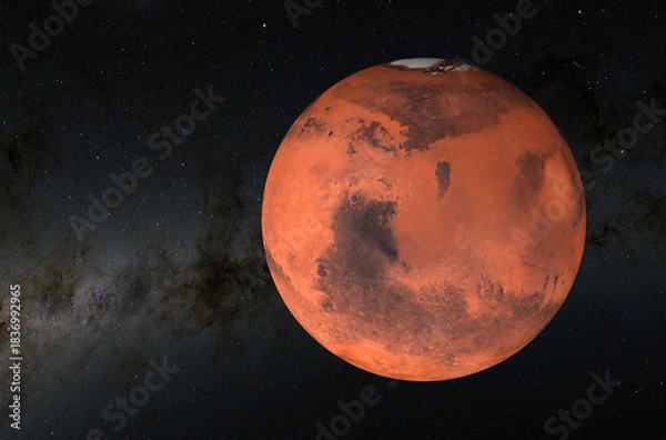 Obraz Mars - supercloseup view 3d illustration