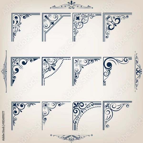 Obraz corners design