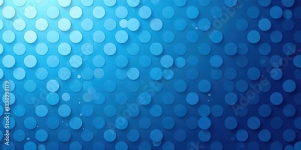 Obraz Abstract Blue Circle Pattern Background Texture with Subtle Light Effects and Depth