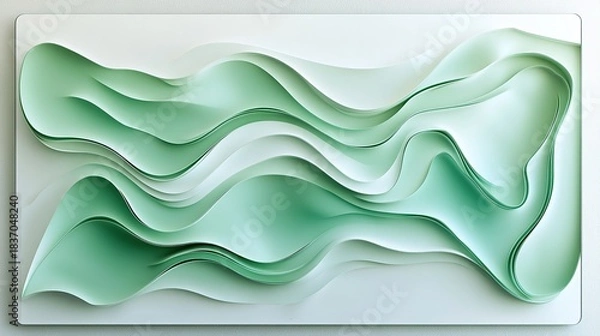 Obraz A whiteboard with a sleek