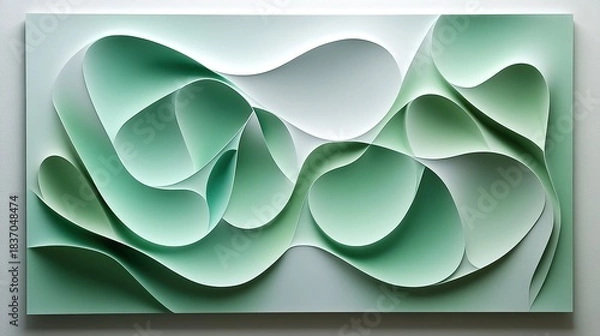 Obraz A whiteboard with a sleek