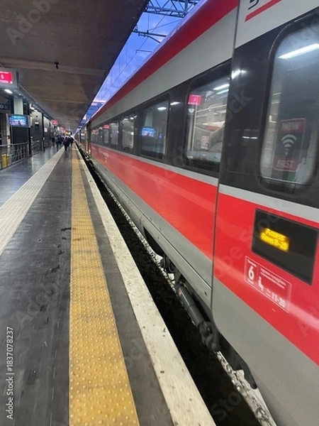 Obraz subway train in motion