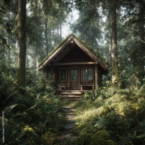 Obraz cabin in the woods