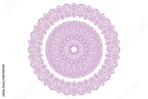 Obraz Mandala Design with Beautiful Work