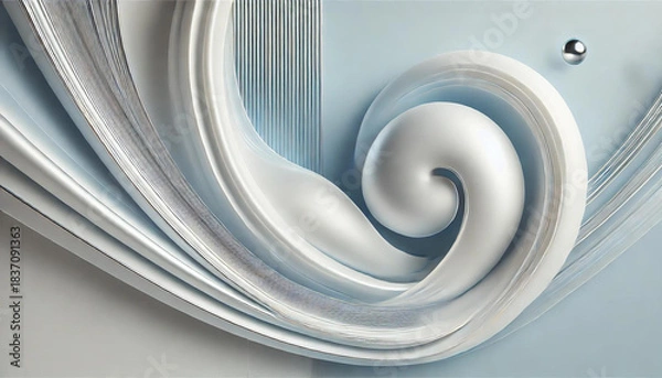 Obraz abstract background with flowing lines