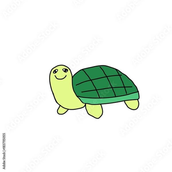 Fototapeta 手書き風カメ